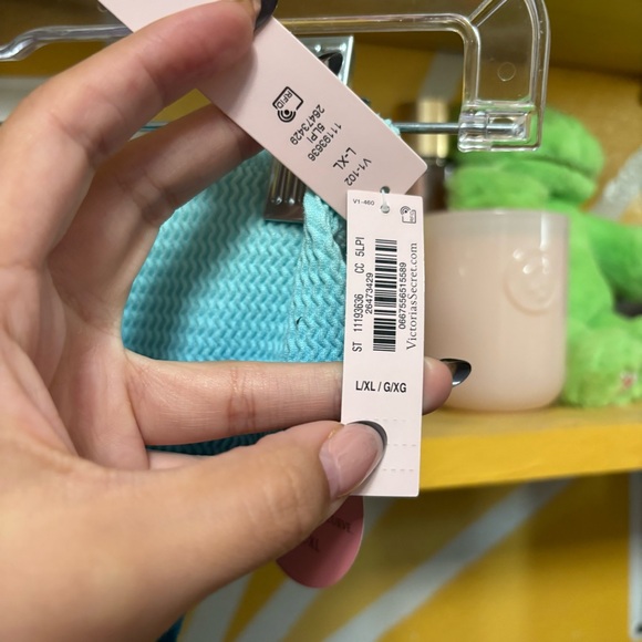 NWT Victoria’s Secret The Wave Ombré Blue Bikini Bottom Size L/XL - Picture 4 of 7